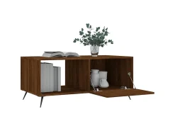 Mesa De Centro| Mesa centro 90x50x40 cm derivados de madeira carvalho PT970701 Castanho