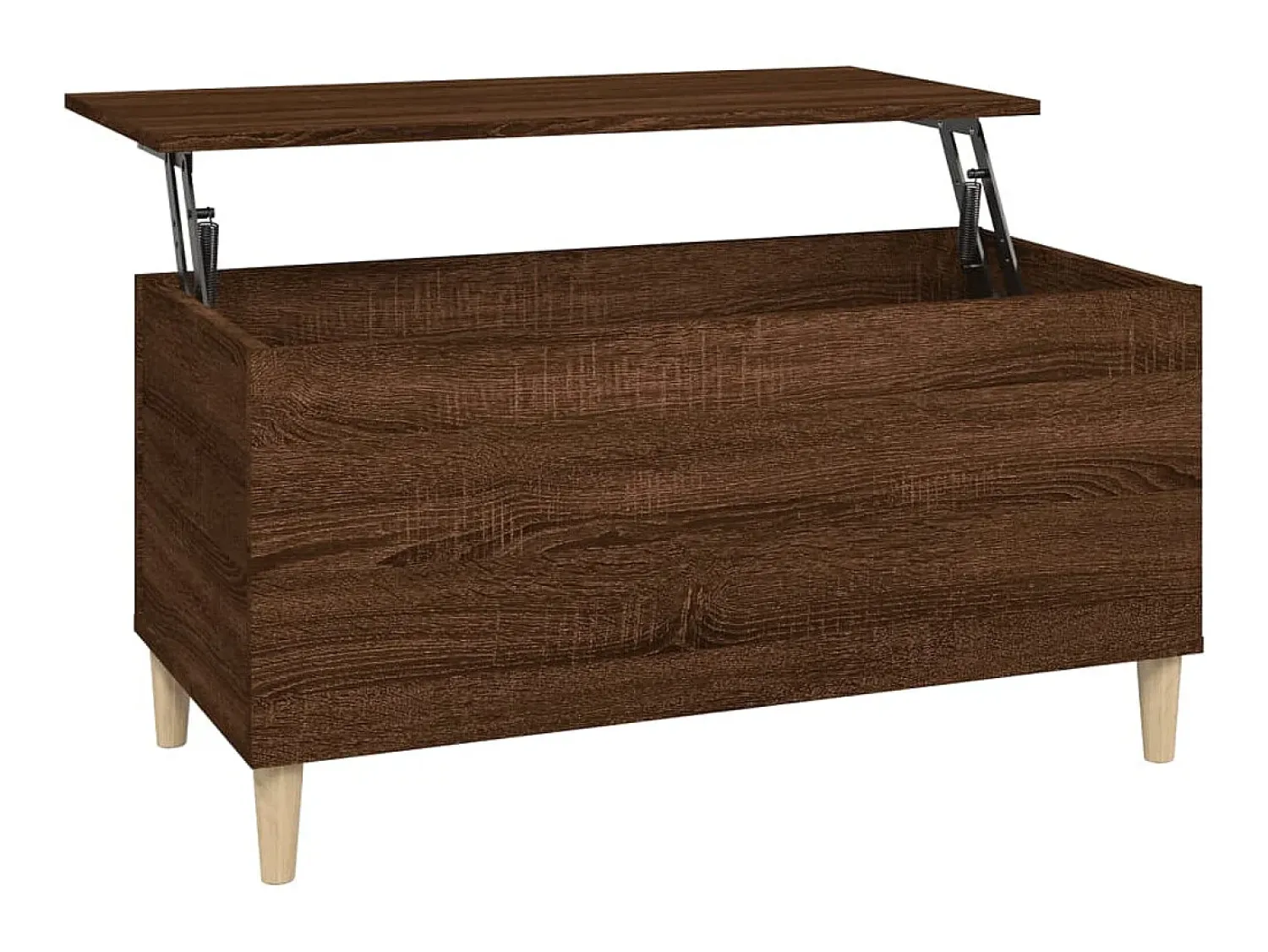 Mesa De Centro* Mesa centro 90x44,5x45 cm derivados madeira carvalho PT735438 Castanho