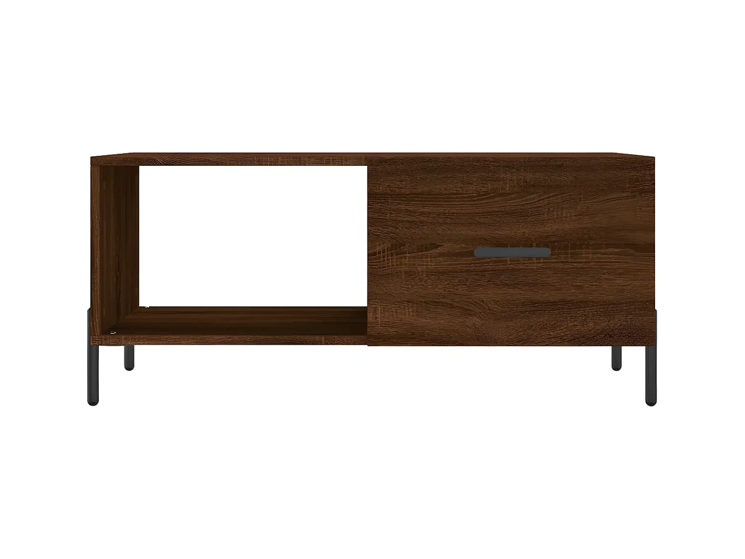 Mesa De Centro* Mesa centro 90x50x40 cm derivados de madeira carvalho PT246136 Castanho