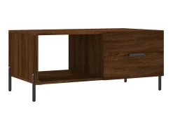 Mesa De Centro* Mesa centro 90x50x40 cm derivados de madeira carvalho PT246136 Castanho