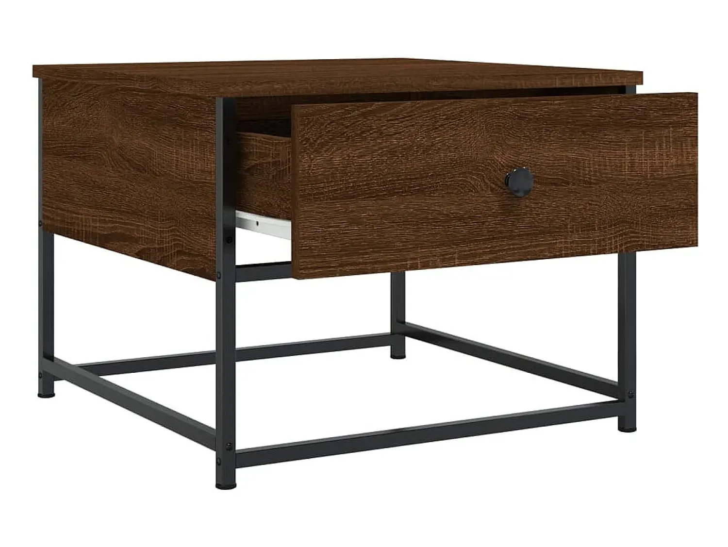 Outlet vidaxl Mesa centro 51x51x40 cm derivados de madeira carvalho castanho Natural claro