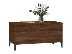 Mesa centro 90x44,5x45 cm derivados madeira carvalho PT821080 Castanho
