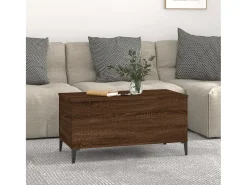 Mesa centro 90x44,5x45 cm derivados madeira carvalho PT821080 Castanho
