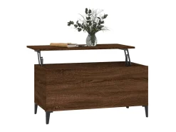 Mesa centro 90x44,5x45 cm derivados madeira carvalho PT821080 Castanho