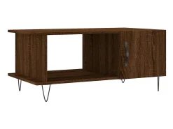 Mesa centro 90x50x40 cm derivados de madeira carvalho PT310058^ Mesa De Centro