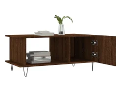 Mesa centro 90x50x40 cm derivados de madeira carvalho PT310058^ Mesa De Centro