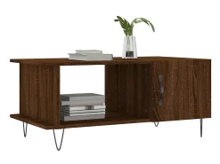Mesa centro 90x50x40 cm derivados de madeira carvalho PT310058^ Mesa De Centro