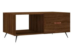 Hot vidaxl Mesa centro 90x50x40 cm derivados de madeira carvalho castanho Natural claro
