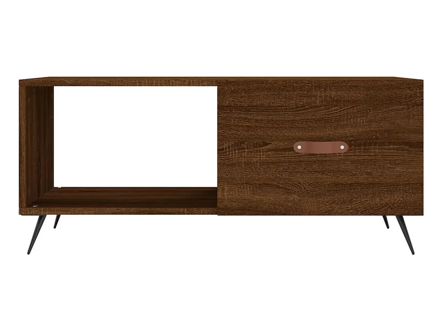 Hot vidaxl Mesa centro 90x50x40 cm derivados de madeira carvalho castanho Natural claro