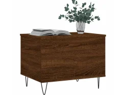 Sale Mesa centro 60x44,5x45 cm derivados madeira carvalho PT363375 Castanho