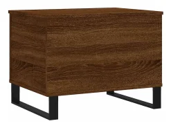 vidaxl Mesa centro 60x44,5x45 cm derivados madeira carvalho castanho^ Mesa De Centro