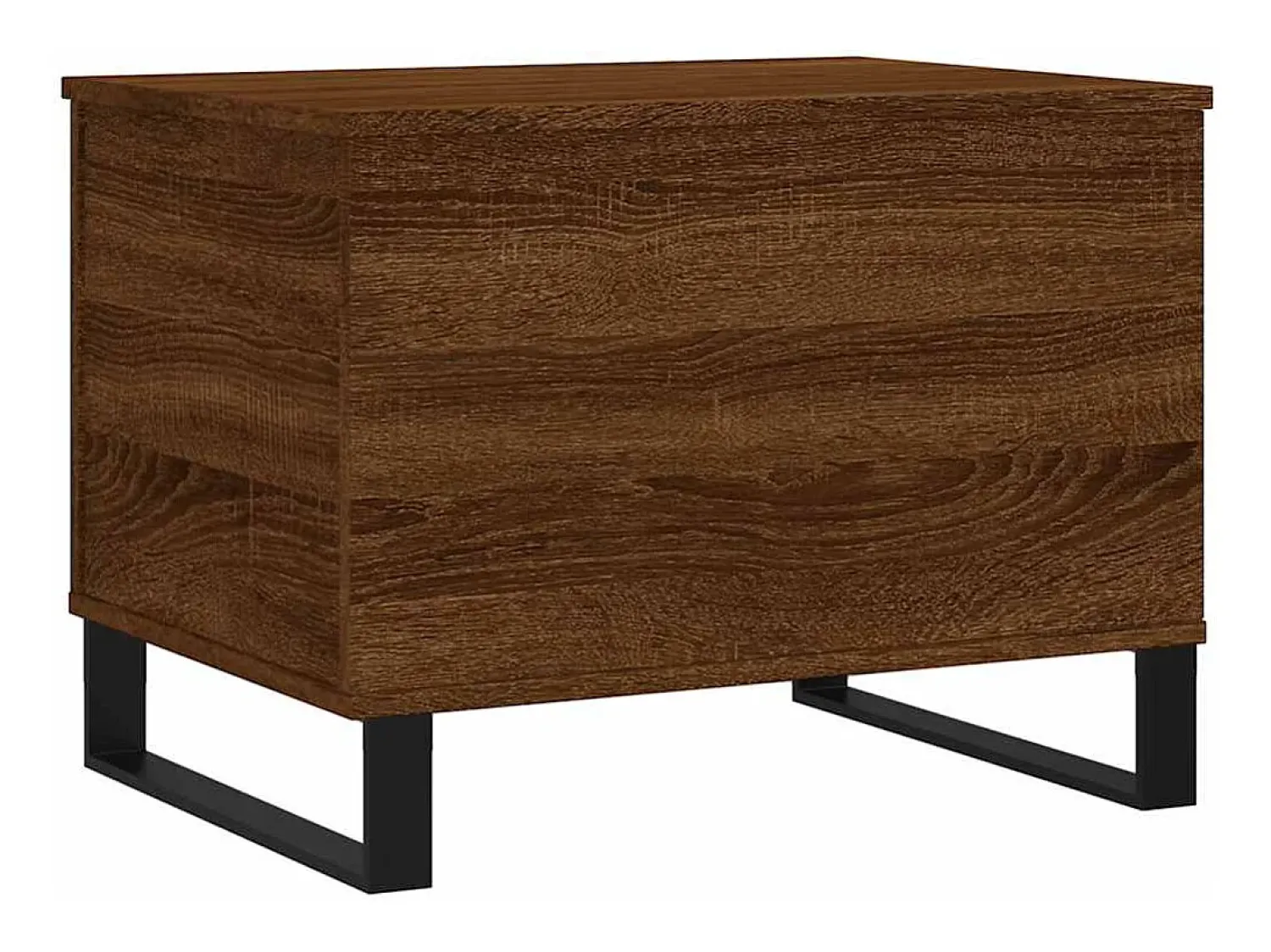 vidaxl Mesa centro 60x44,5x45 cm derivados madeira carvalho castanho^ Mesa De Centro