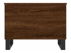 vidaxl Mesa centro 60x44,5x45 cm derivados madeira carvalho castanho^ Mesa De Centro