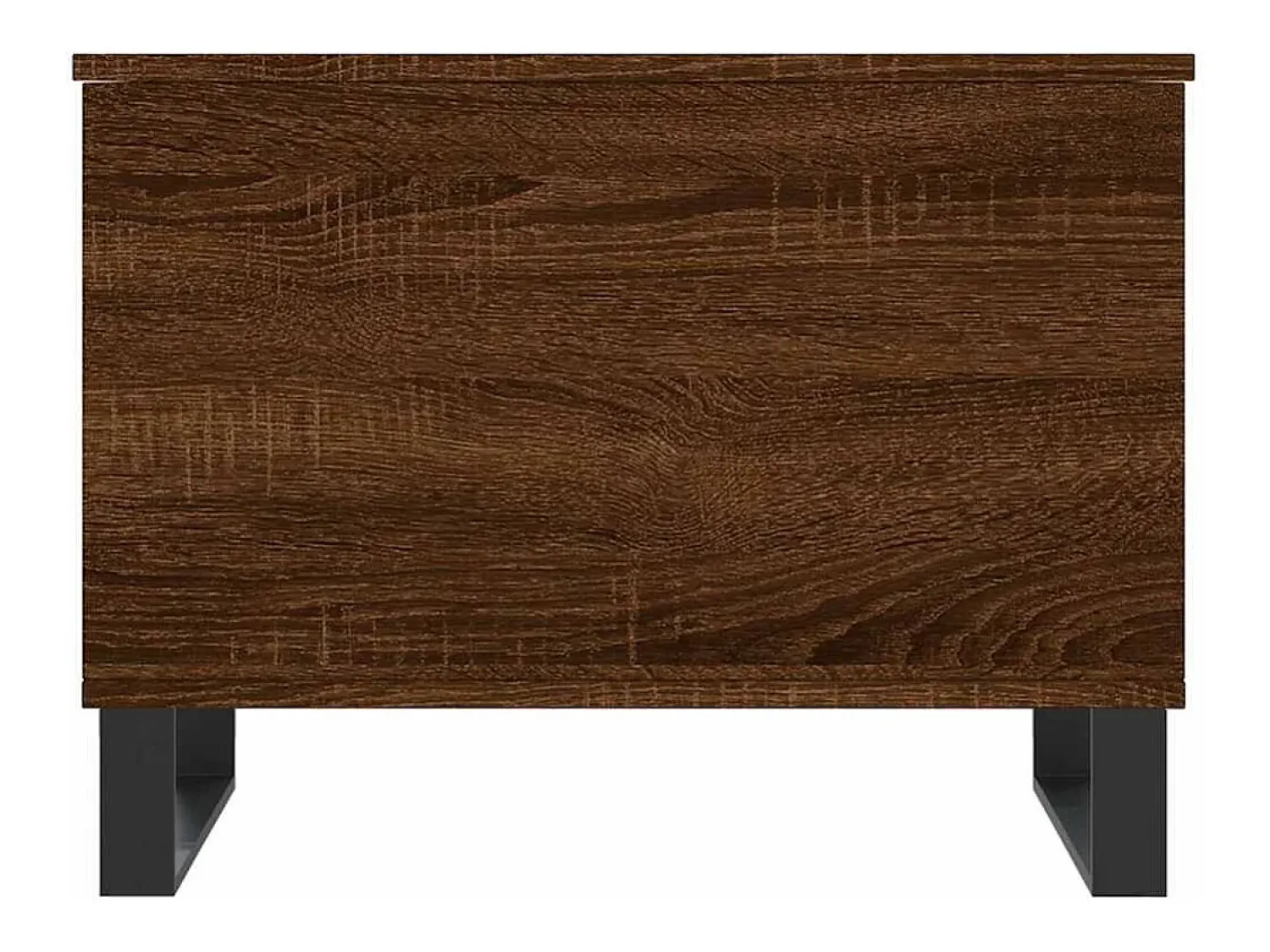 vidaxl Mesa centro 60x44,5x45 cm derivados madeira carvalho castanho^ Mesa De Centro