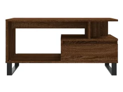 Best Mesa centro 90x49x45 cm derivados de madeira carvalho PT578519 Castanho