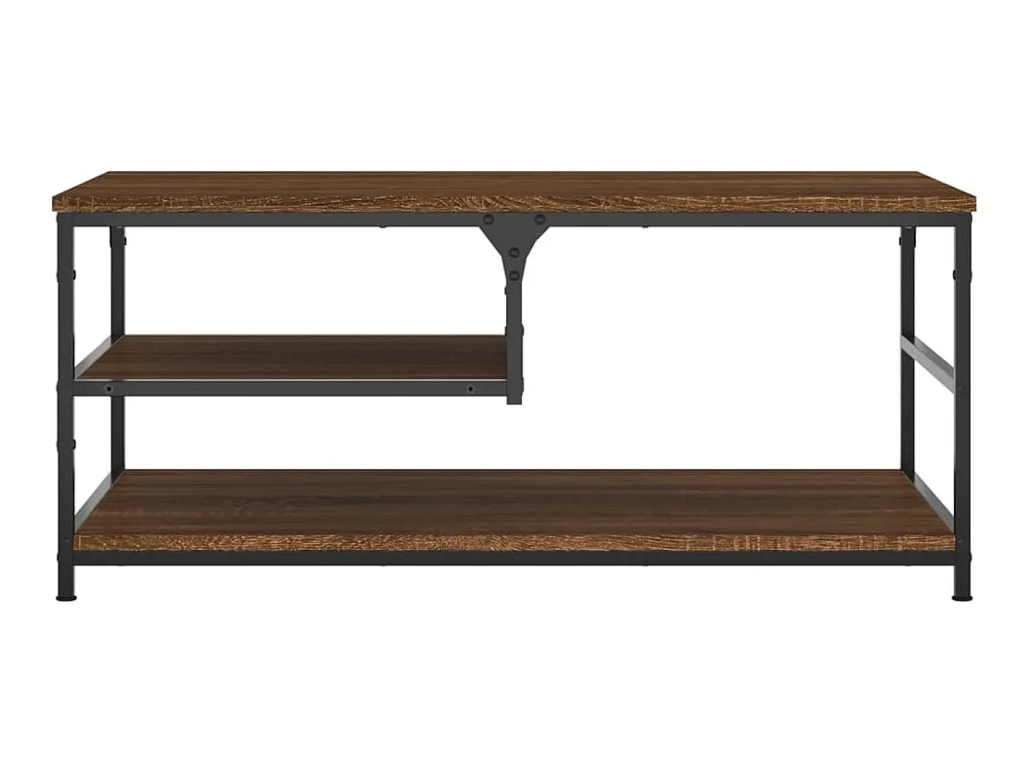 Mesa De Centro* Mesa centro 90x49x40 cm derivados de madeira carvalho PT811202 Castanho