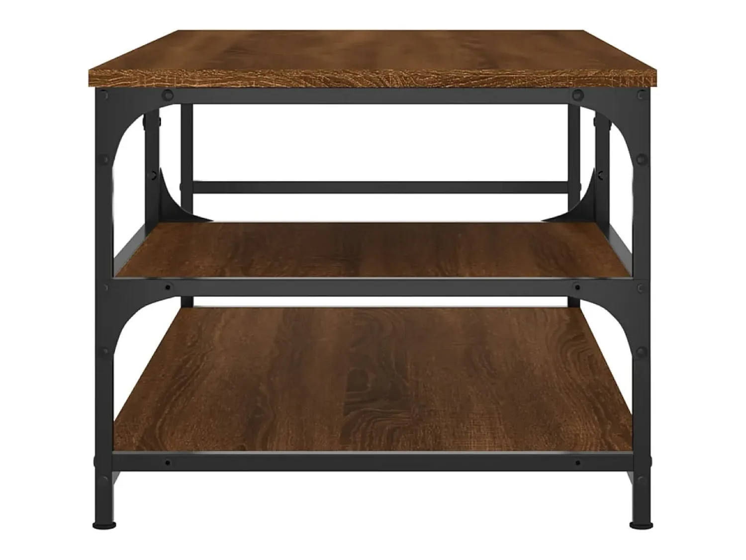 Mesa De Centro* Mesa centro 90x49x40 cm derivados de madeira carvalho PT811202 Castanho