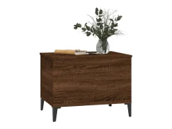 Mesa De Centro| Mesa centro 60x44,5x45 cm derivados madeira carvalho PT873262 Castanho
