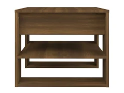 Mesa centro 55,5x55x45 cm derivados de madeira carvalho fumado PT868153^ Mesa De Centro