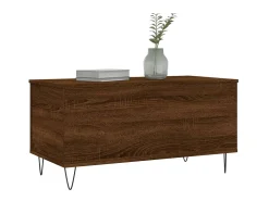 Mesa De Centro| Mesa centro 90x44,5x45 cm derivados madeira carvalho PT627482 Castanho