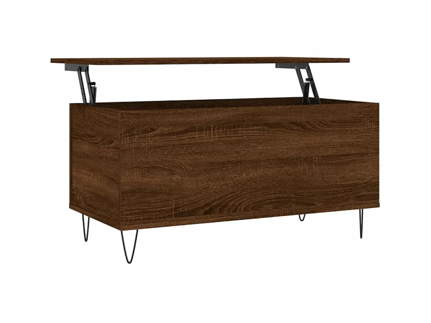 Mesa De Centro| Mesa centro 90x44,5x45 cm derivados madeira carvalho PT627482 Castanho