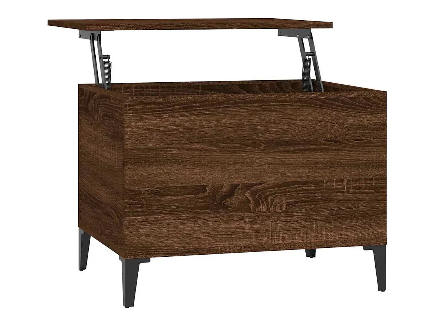 Mesa De Centro|vidaxl Mesa centro 60x44,5x45 cm derivados madeira carvalho castanho Natural claro