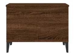 Mesa De Centro|vidaxl Mesa centro 60x44,5x45 cm derivados madeira carvalho castanho Natural claro