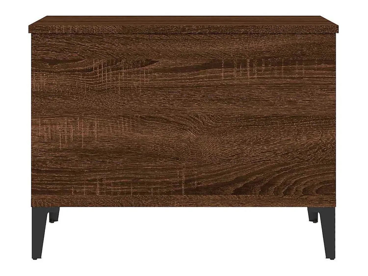 Mesa De Centro|vidaxl Mesa centro 60x44,5x45 cm derivados madeira carvalho castanho Natural claro