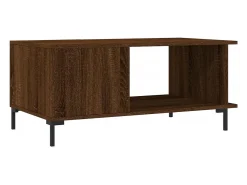 Mesa De Centro*vidaxl Mesa centro 90x50x40 cm derivados de madeira carvalho castanho Natural claro