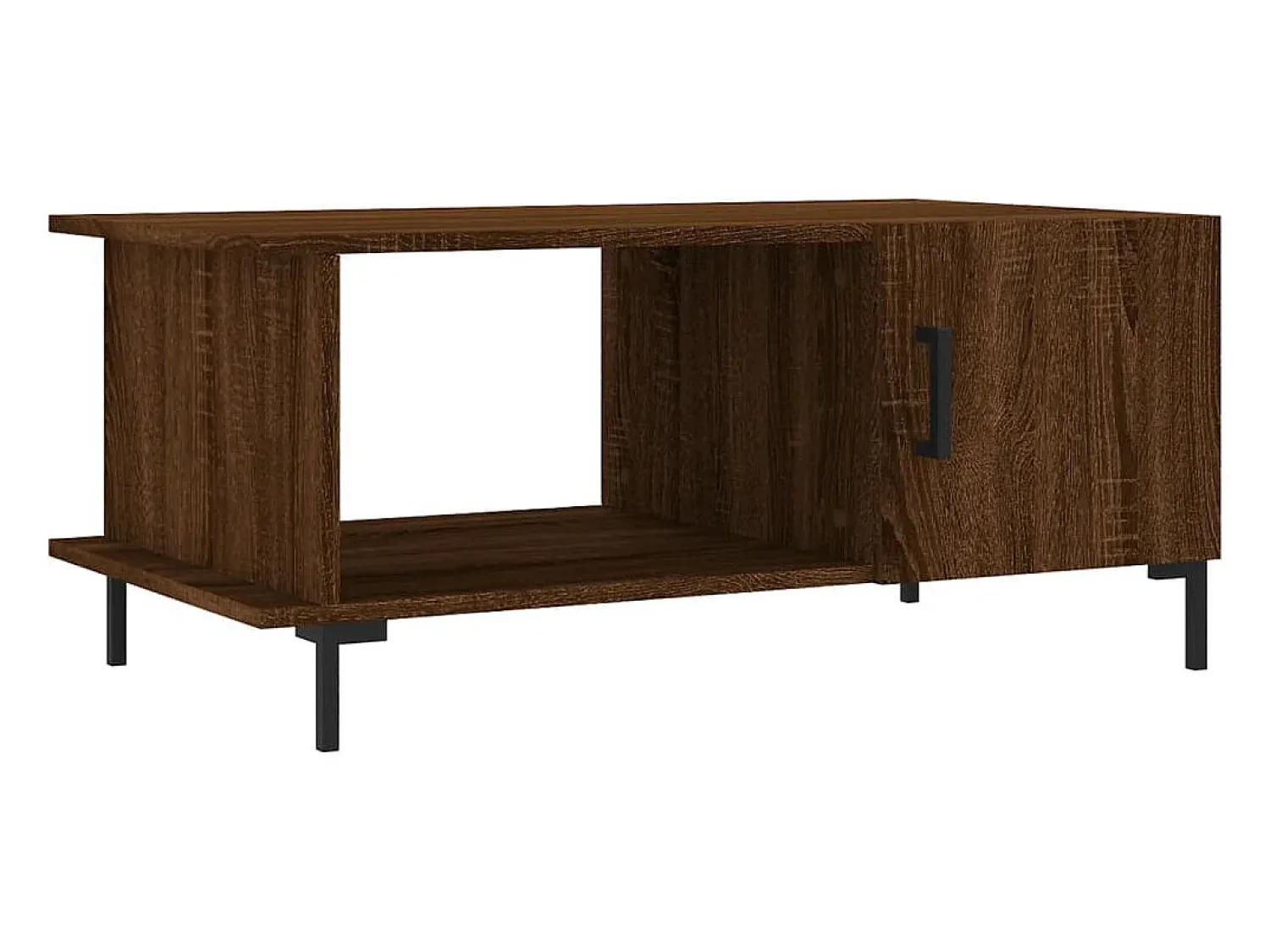 Mesa De Centro*vidaxl Mesa centro 90x50x40 cm derivados de madeira carvalho castanho Natural claro
