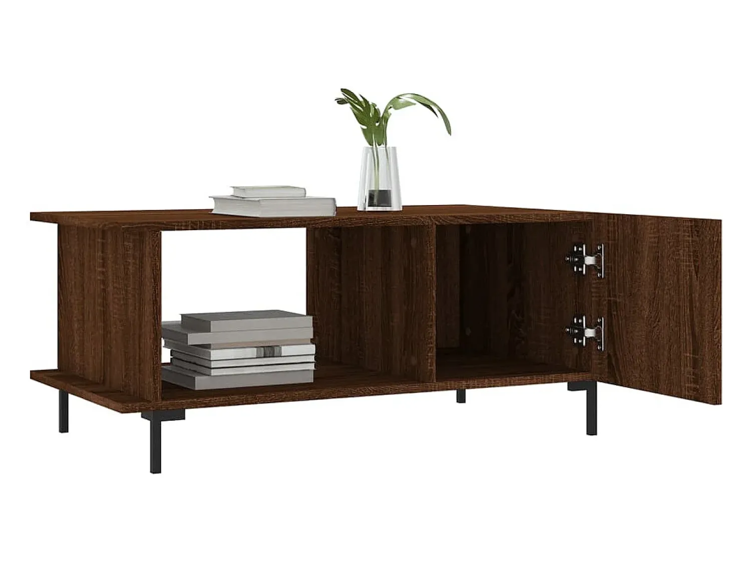 Mesa De Centro*vidaxl Mesa centro 90x50x40 cm derivados de madeira carvalho castanho Natural claro