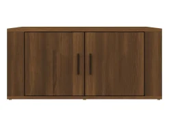 Mesa De Centro| Mesa centro 80x50x36 cm derivados de madeira carvalho PT258106 Castanho