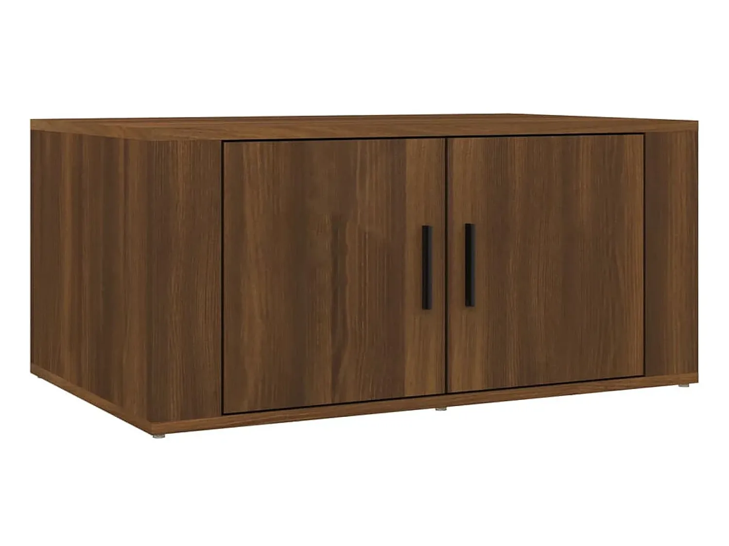 Mesa De Centro| Mesa centro 80x50x36 cm derivados de madeira carvalho PT258106 Castanho