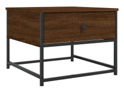 Mesa centro 51x51x40 cm derivados de madeira carvalho PT317450^ Mesa De Centro