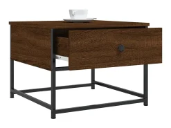 Mesa centro 51x51x40 cm derivados de madeira carvalho PT317450^ Mesa De Centro