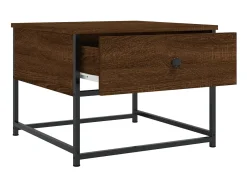 Mesa centro 51x51x40 cm derivados de madeira carvalho PT317450^ Mesa De Centro