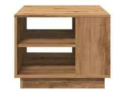 Mesa De Centro*vidaxl Mesa centro 55x55x42 cm derivados de madeira carvalho artisiano Natural claro
