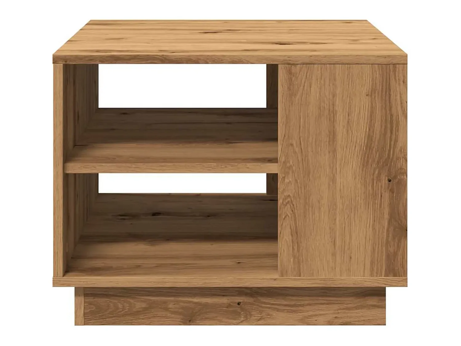 Mesa De Centro*vidaxl Mesa centro 55x55x42 cm derivados de madeira carvalho artisiano Natural claro