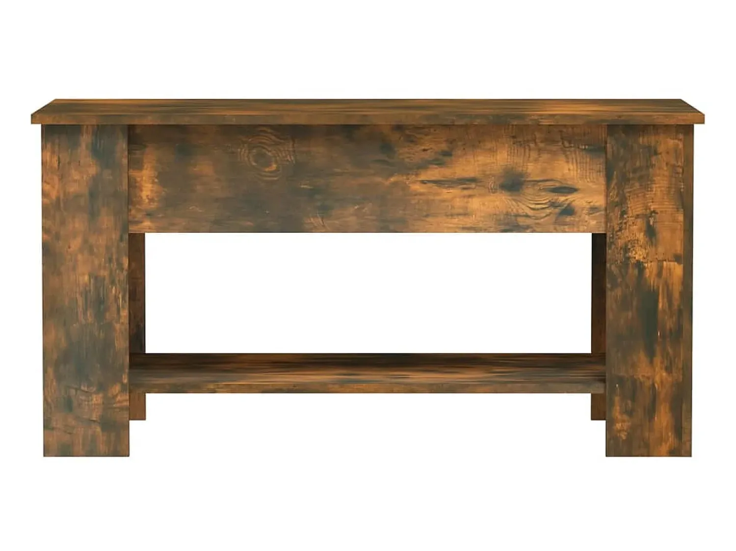 Mesa centro 101x49x52 cm madeira processada carvalho fumado PT247880^ Mesa De Centro