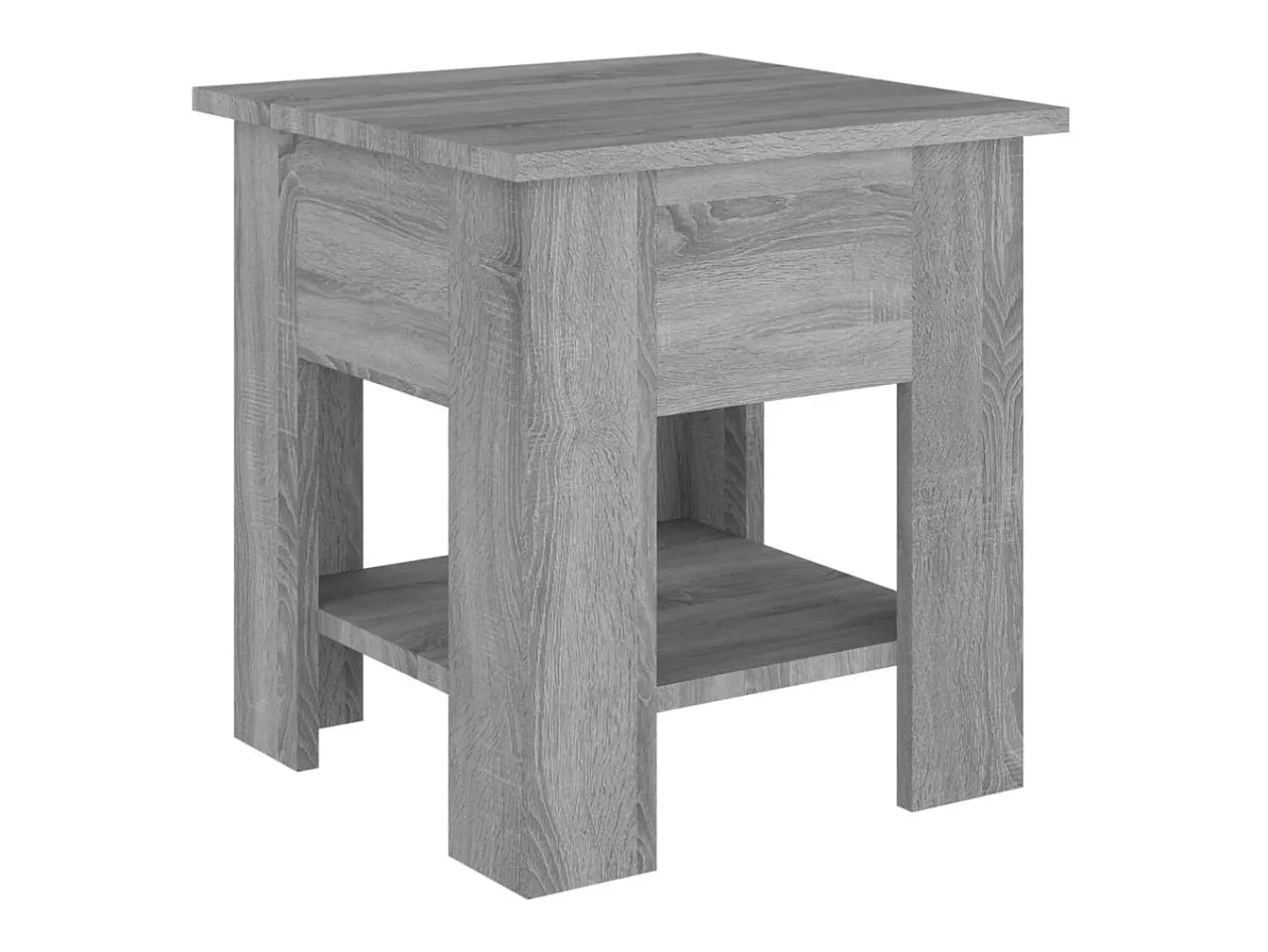 Mesa centro 40x40x42 cm madeira processada cor sonoma PT861825^ Mesa De Centro