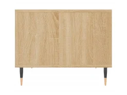 Outlet Mesa centro 60x50x40 cm madeira processada carvalho sonoma PT316904 Castanho