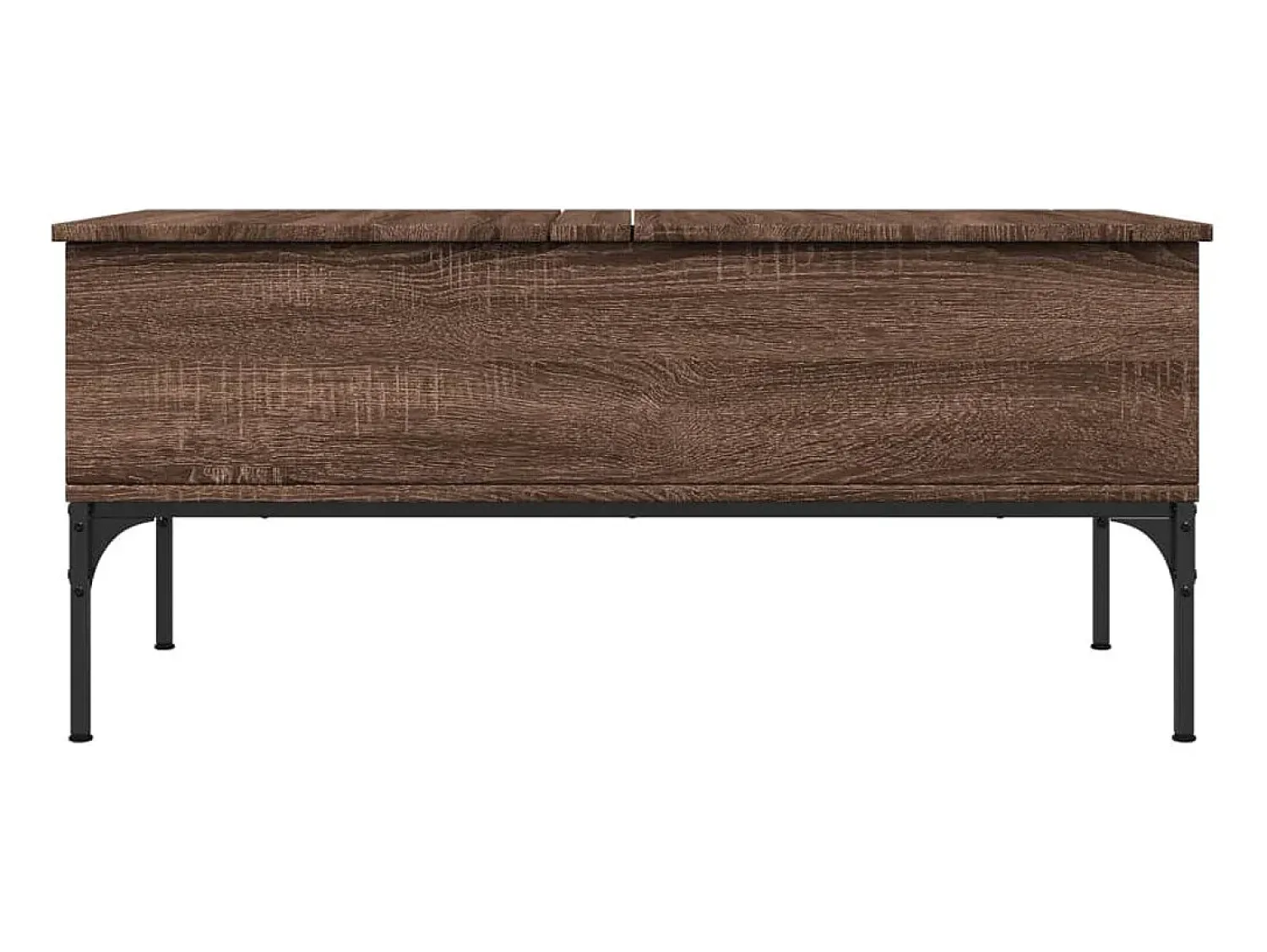 vidaxl Mesa centro 100x50x45cm deriv. madeira/metal carvalho^ Mesa De Centro