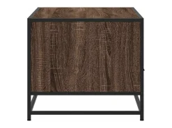 Mesa De Centro*vidaxl Mesa centro 100x50x45cm deriv. madeira/metal carvalho castanho Natural claro