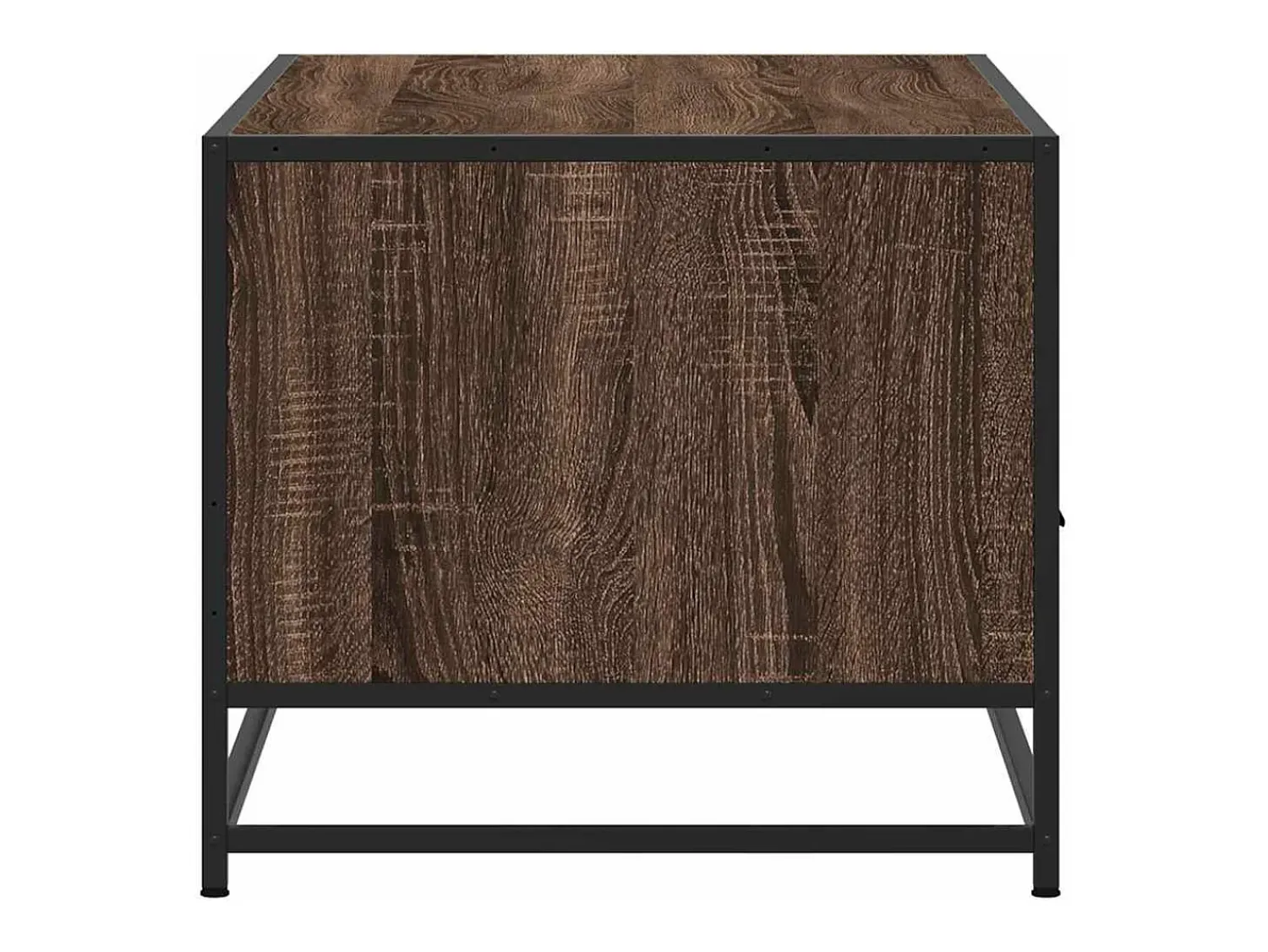 Mesa De Centro*vidaxl Mesa centro 100x50x45cm deriv. madeira/metal carvalho castanho Natural claro