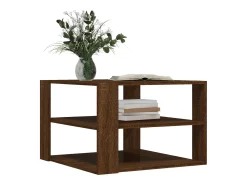 Mesa centro 59,5x59,5x40cm derivados madeira carvalho PT131192^ Mesa De Centro