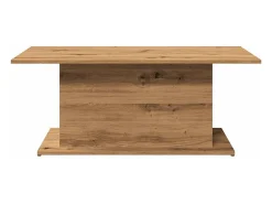 Mesa De Centro|vidaxl Mesa centro 102x55,5x40cm derivados madeira carvalho artisiano Natural claro