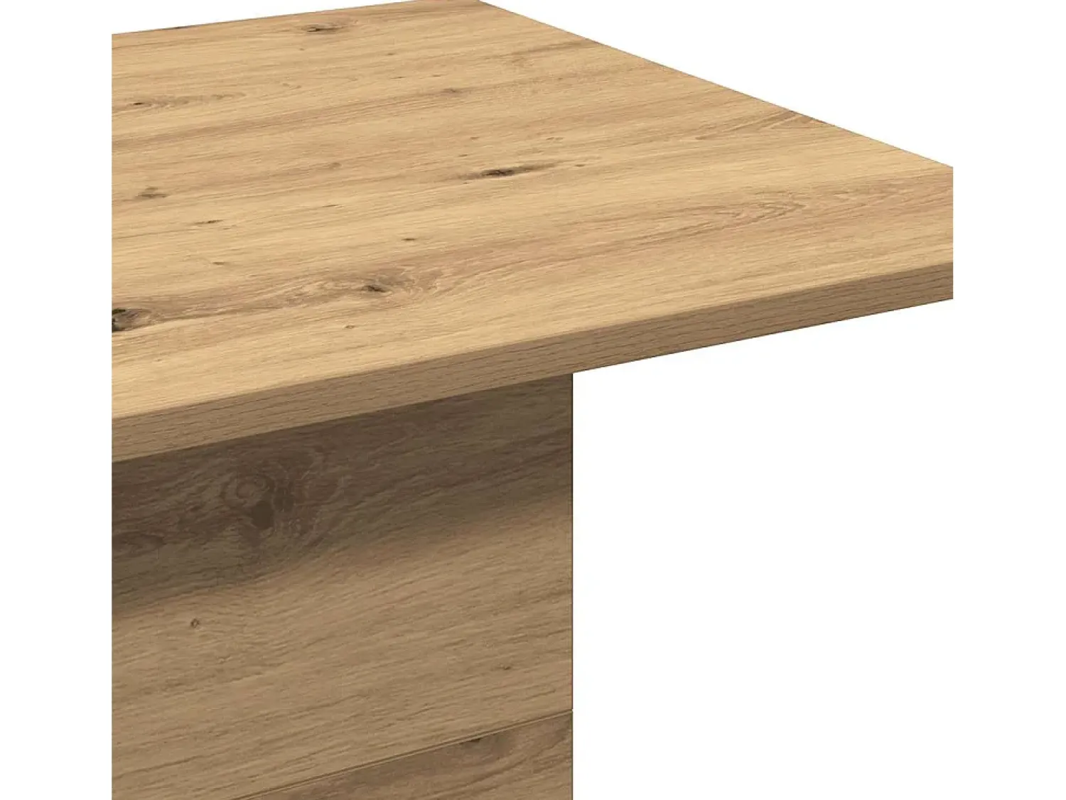 Mesa De Centro|vidaxl Mesa centro 102x55,5x40cm derivados madeira carvalho artisiano Natural claro