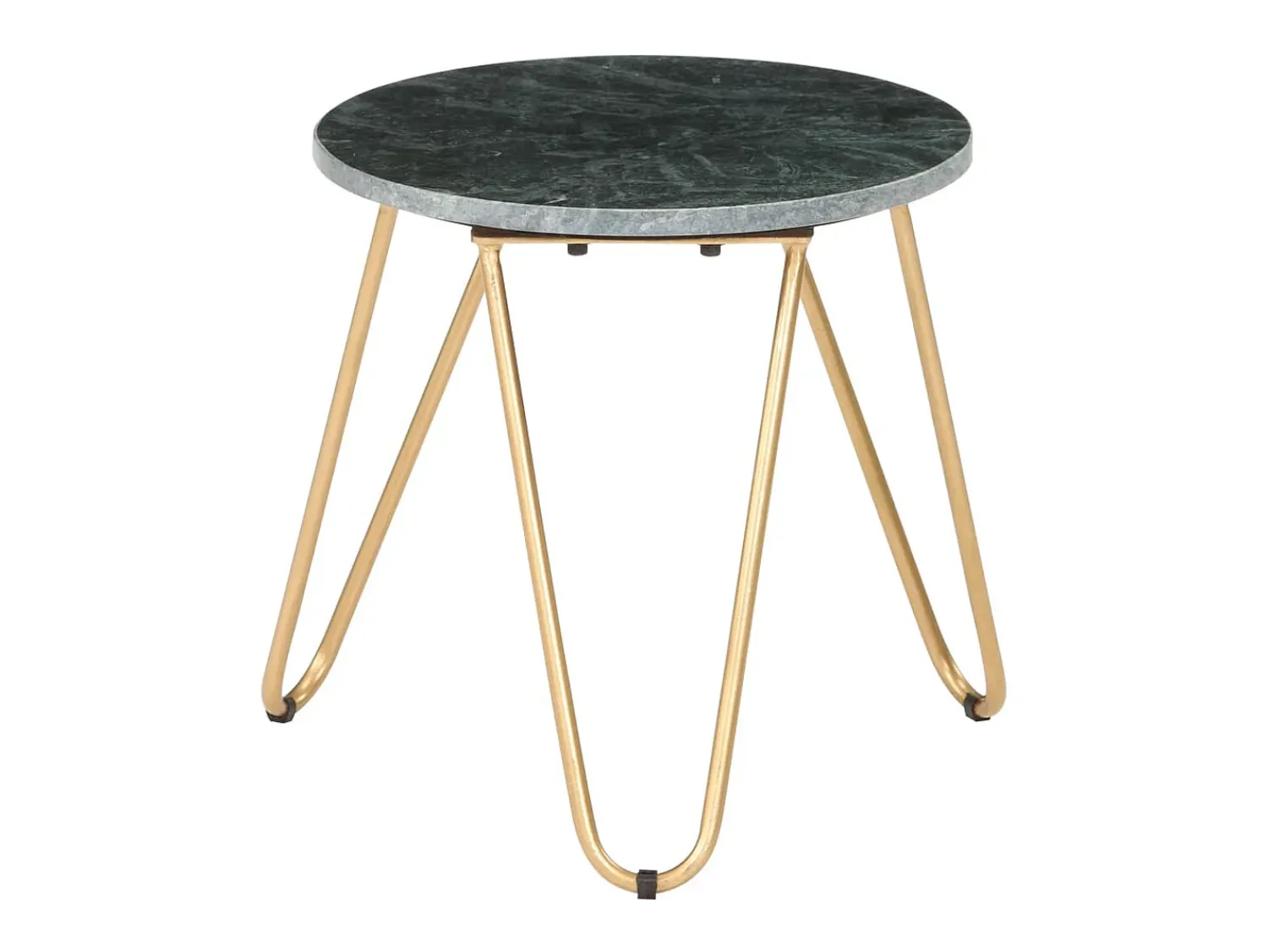 Mesa De Centro* Mesa centro 40x40x40cm pedra genuína textura mármore PT891460 Verde