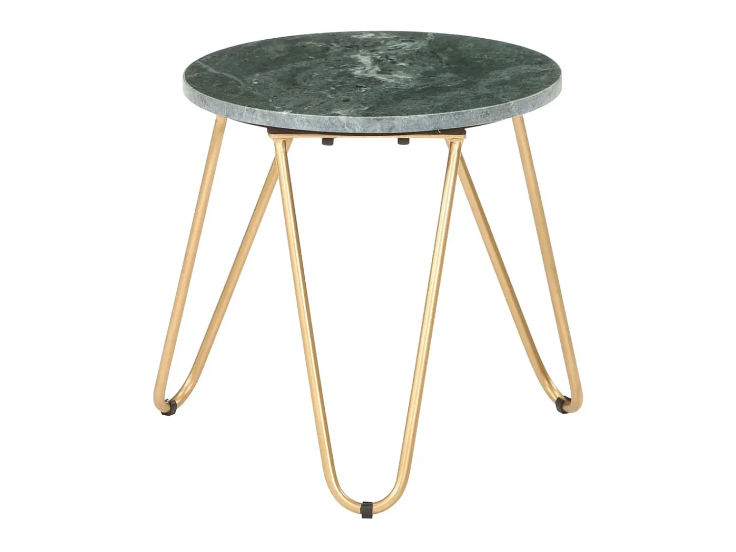 Mesa De Centro* Mesa centro 40x40x40cm pedra genuína textura mármore PT891460 Verde