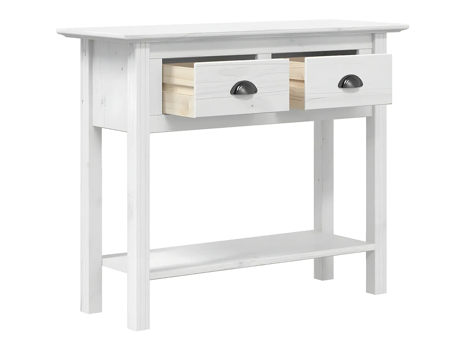 Mesa consola BODO 91x35x74 cm madeira de pinho maciça PT130694^ Consola
